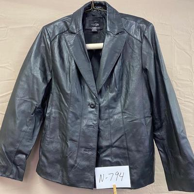 XL  Leather Coat