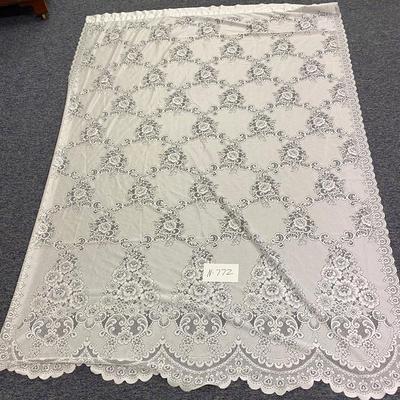 4 Lace Curtain Panels 53â€ x 80â€