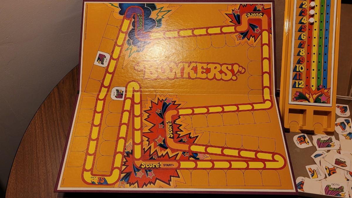 Lot 57 Vintage 1978 Bonkers Board Game