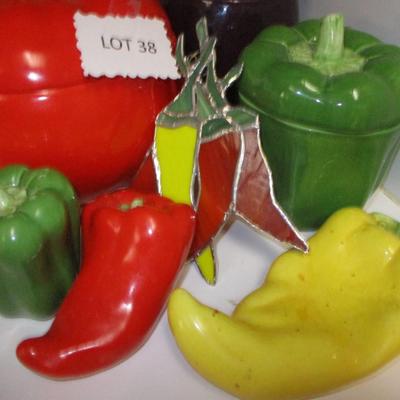 Ceramic Vegetable Canister Set