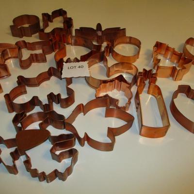 Copper Cookie Cutters