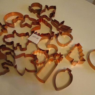 Copper Cookie Cutters