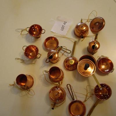 Copper Christmas Ornaments