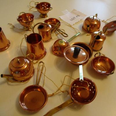 Copper Christmas Ornaments