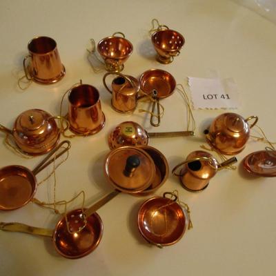 Copper Christmas Ornaments