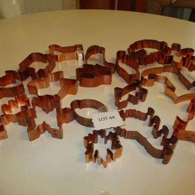 Copper Cookie Cutters-Various Shapes