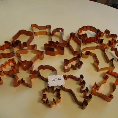 Copper Cookie Cutters-Various Shapes