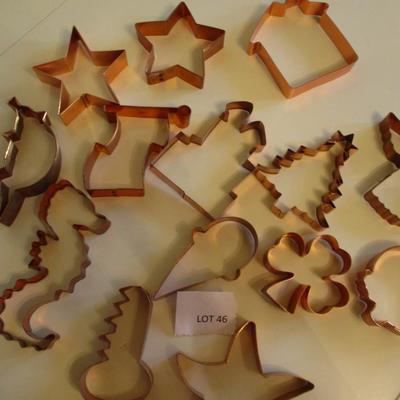 Copper Cookie Cutter-Various Shapes