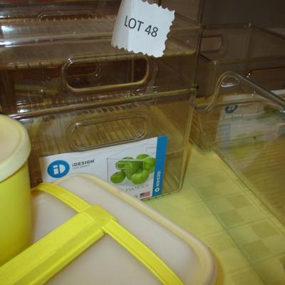 Tupperware and Plastic Bins