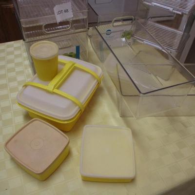 Tupperware and Plastic Bins