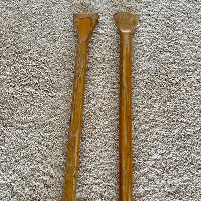Two Sets of Wood Oars (GR-JM)