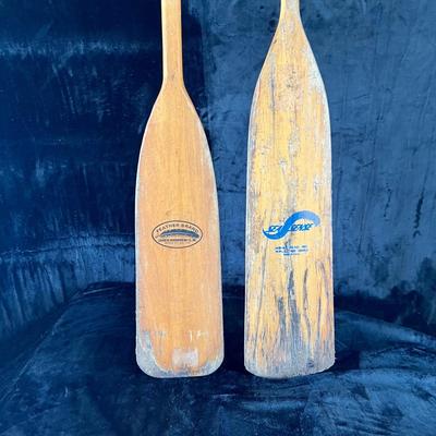Two Sets of Wood Oars (GR-JM)