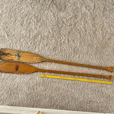 Two Sets of Wood Oars (GR-JM)