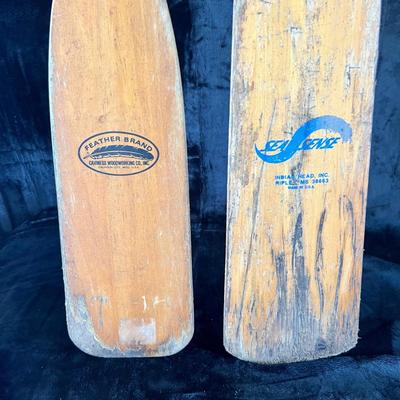 Two Sets of Wood Oars (GR-JM)