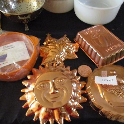 Copper Molds/Pfltzgraff & Sunbeam Bowls