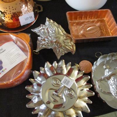 Copper Molds/Pfltzgraff & Sunbeam Bowls