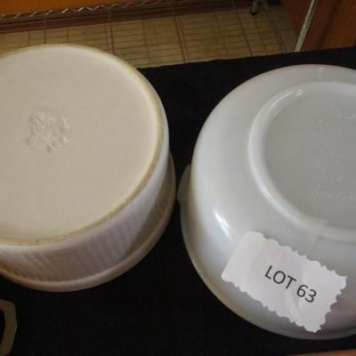 Copper Molds/Pfltzgraff & Sunbeam Bowls