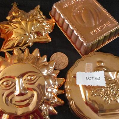 Copper Molds/Pfltzgraff & Sunbeam Bowls