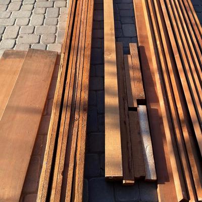 Surplus Vintage Lumber Lot - High Quality Redwood Boards and Plywood