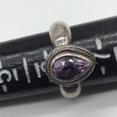 Silver 925 with Purple Stone