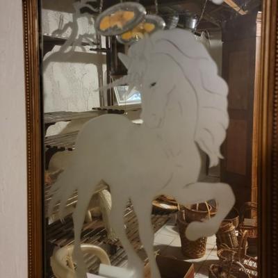 Etched mirror