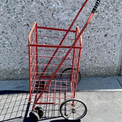 Collapsible Wheeled Shopping Cart