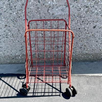 Collapsible Wheeled Shopping Cart