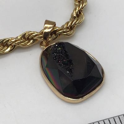 14 KGPlated Chain With Beautiful Pendant. Bracelet