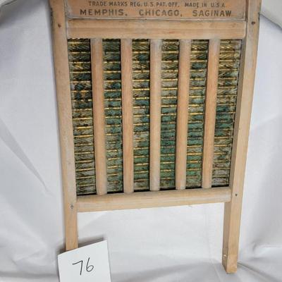 Antique washboard