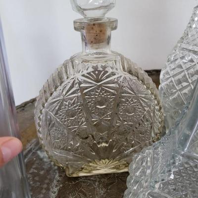 Crystal and glass decanters