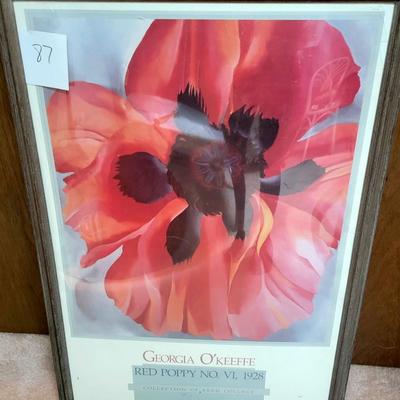 Georgia O'Keefee Wall art