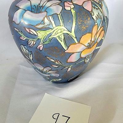 Vintage floral vase