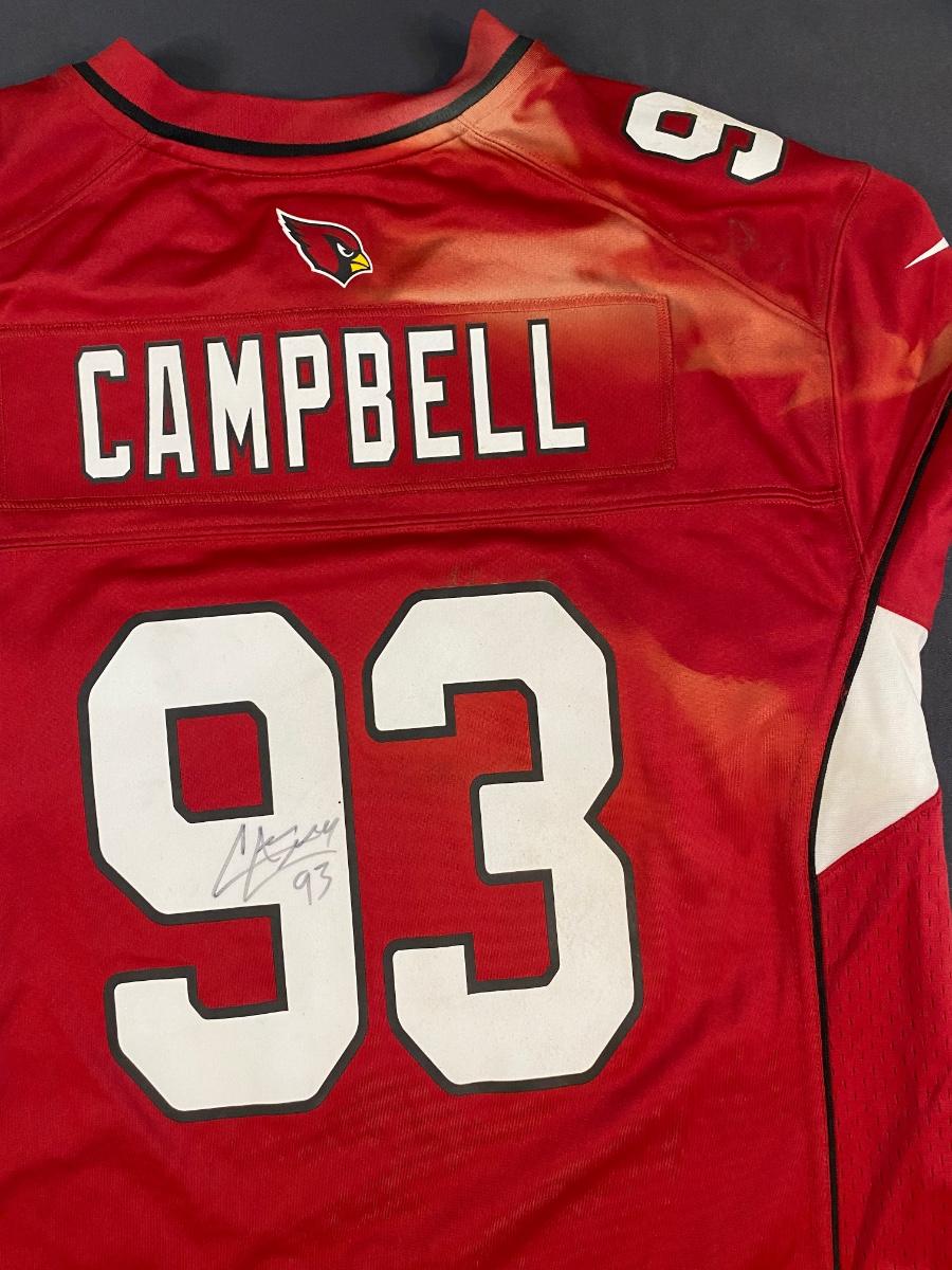 LOT 16 Signed Calais Campbell 93 AZ Cardinals Jersey