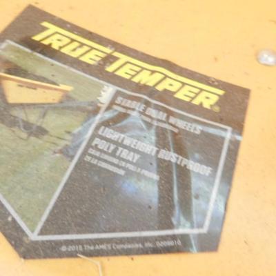 True Temper Composite Bed Wheelbarrow