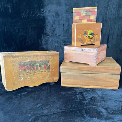 Wooden Box Collection   (GR-NM)
