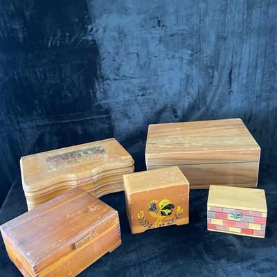Wooden Box Collection   (GR-NM)