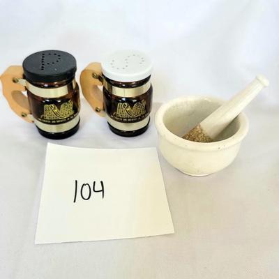 Vintage salt and pepper shakers