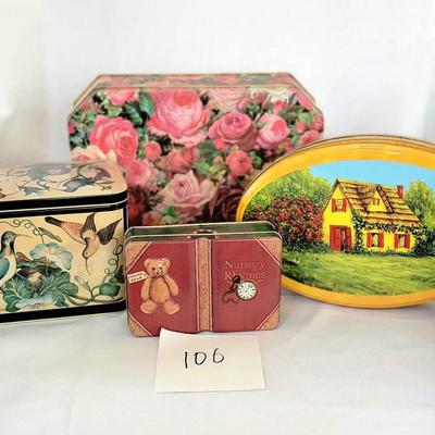 Vintage tins