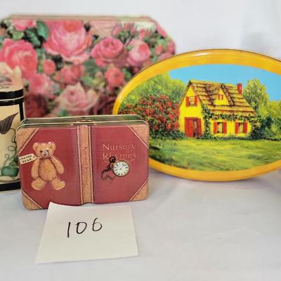 Vintage tins