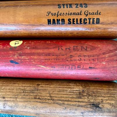 Collection of Wooden Louisville Slugger Baseball Bats  (BR2-JM)