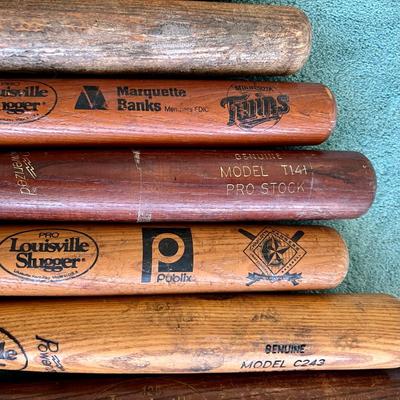 Collection of Wooden Louisville Slugger Baseball Bats  (BR2-JM)