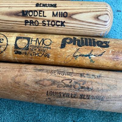 Collection of Wooden Louisville Slugger Baseball Bats  (BR2-JM)