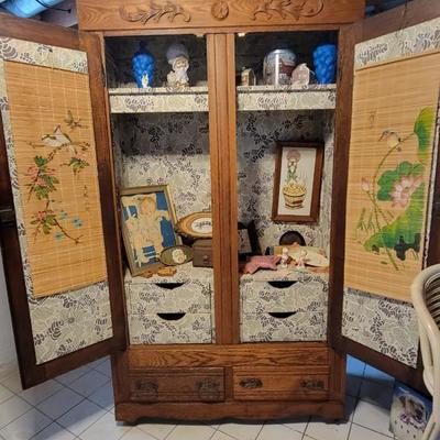 Vintage, refinished armoir