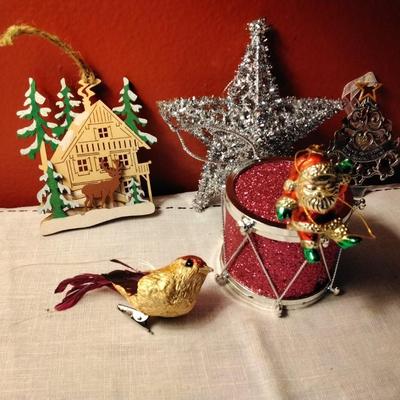 Array of Christmas Ornaments