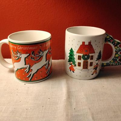 Set of Holiday Mugs