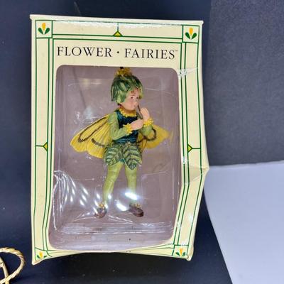 In Flower Fairy box but not correct one. Ornament is missing greenery that he usually holds.