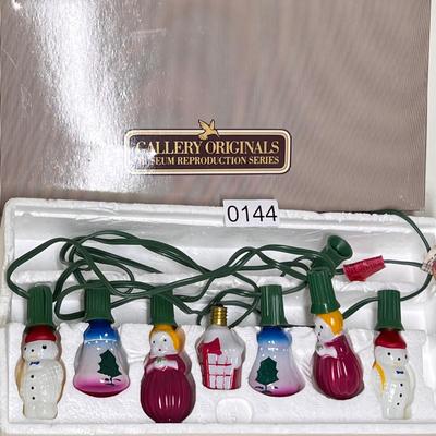 Vintage Glass Avon Gallery Originals Henry Ford Museum Christmas String Lights