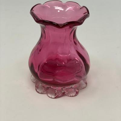 Pilgrim Cranberry Art Glass 4