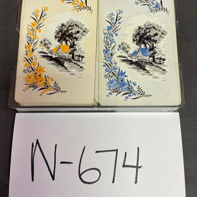 Vintage playing cards