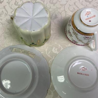 2 cups and Saucers
